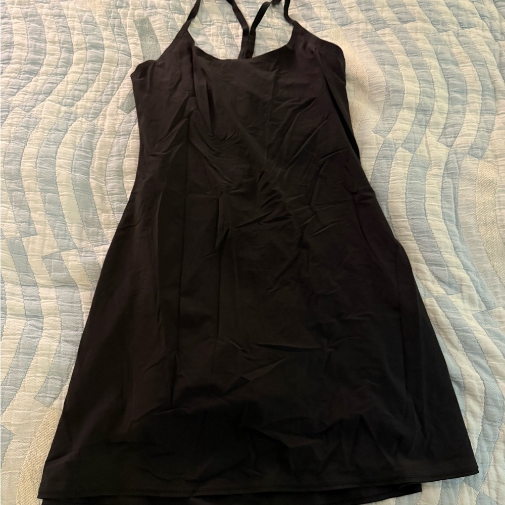 Black Outdoor Voices exercise dress